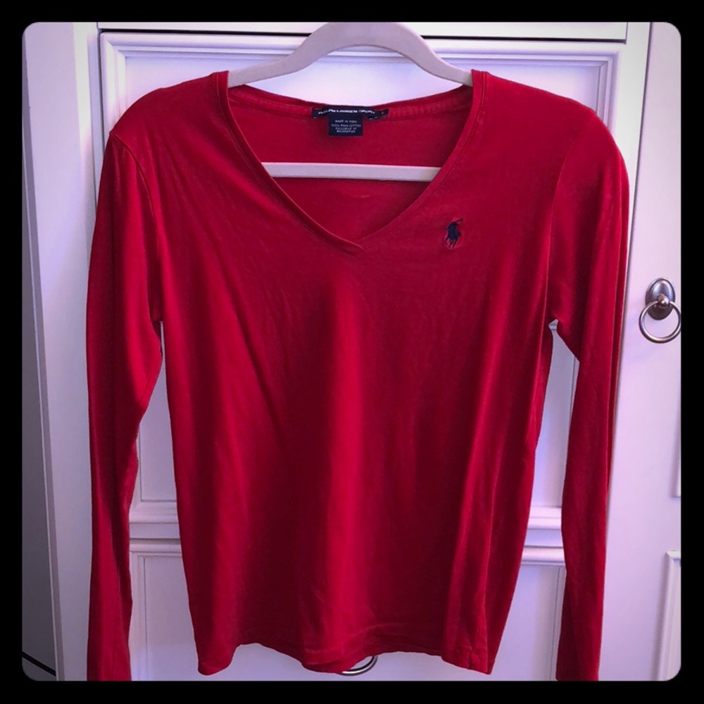 Red Ralph Lauren Top